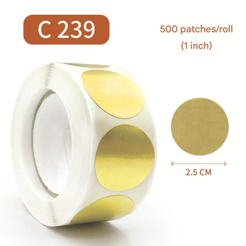 Paper DIY Sealing Sticker Solid yellow PC
