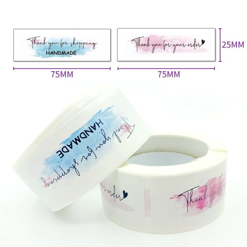 Copper Paper & Pressure-Sensitive Adhesive DIY Sealing Sticker printed letter PC