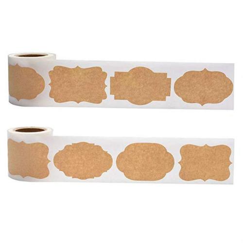 Vellum Paper DIY Sealing Sticker Solid yellow PC