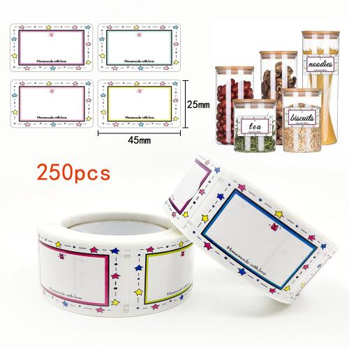 Copper Paper & Pressure-Sensitive Adhesive DIY Label printed multi-colored PC