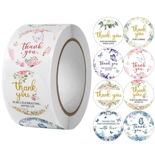 Paper DIY Sealing Sticker printed letter multi-colored PC