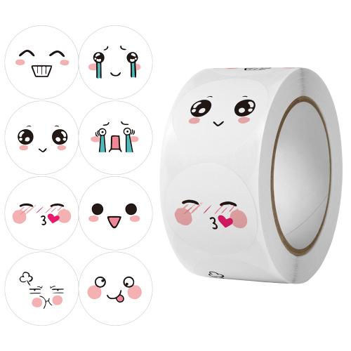 Copper Paper & Pressure-Sensitive Adhesive DIY Sealing Sticker printed Cartoon multi-colored PC