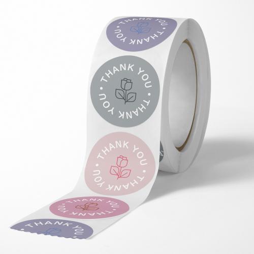 Copper Paper & Pressure-Sensitive Adhesive DIY Sealing Sticker printed letter multi-colored PC