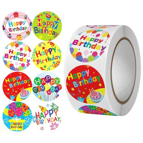 Copper Paper & Pressure-Sensitive Adhesive DIY Sealing Sticker printed multi-colored PC