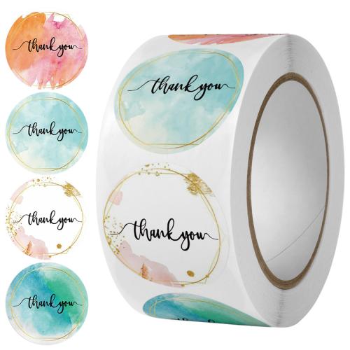 Copper Paper & Pressure-Sensitive Adhesive DIY Sealing Sticker printed PC