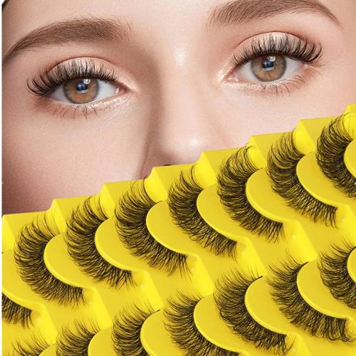 Artificial Fibre False Eyelashes for women black Set