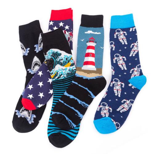 Coton Chaussettes unisexes pour les genoux Imprimé couleur et motif différents pour le choix plus de couleurs pour le choix : pièce