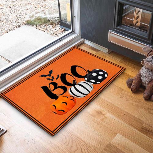 Crystal Velvet Floor Mat Halloween Design PC