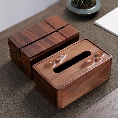 Walnut Tissue Box PC