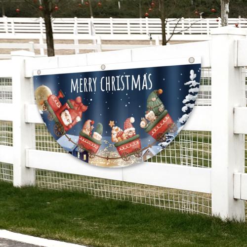 Polyester Drapeau de Noël modèle différent pour le choix pièce