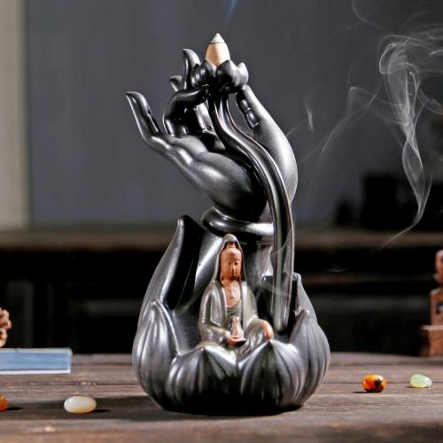 Ceramics Backflow Burner for home decoration handmade PC