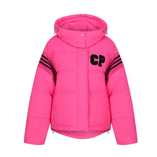 Polyester windproof Women Parkas & with detachable hat Solid PC