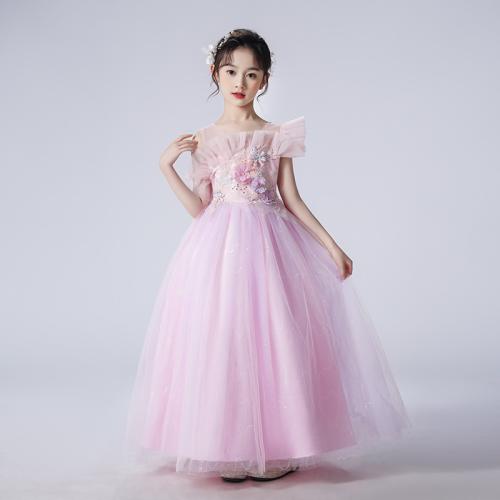 Coton Robe d’une seule pièce de fille Patchwork Solide plus de couleurs pour le choix pièce