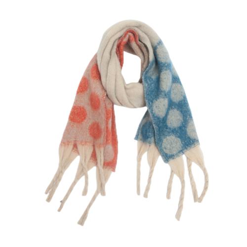 Polyester Easy Matching Women Scarf thicken & thermal dot PC
