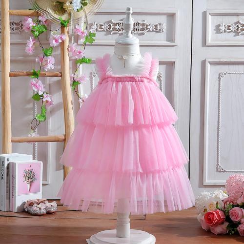 Polyester Robe d’une seule pièce de fille Autres plus de couleurs pour le choix pièce