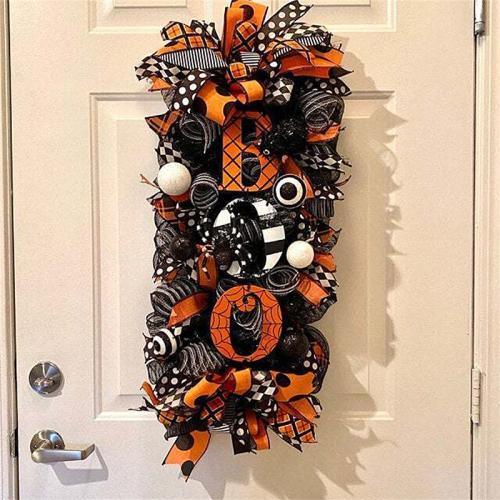 Plastic Garland Ornaments Halloween Design PC