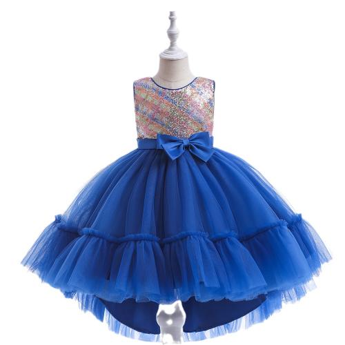 Polyester Robe d’une seule pièce de fille Paillettes plus de couleurs pour le choix pièce