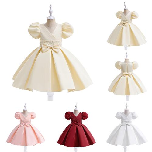 Polyester Robe d’une seule pièce de fille plus de couleurs pour le choix pièce