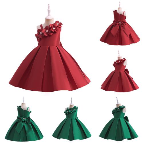 Polyester Robe d’une seule pièce de fille plus de couleurs pour le choix pièce