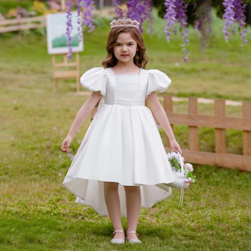 Polyester Robe d’une seule pièce de fille Solide plus de couleurs pour le choix pièce