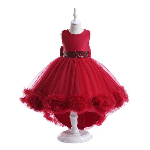 Polyester Robe d’une seule pièce de fille plus de couleurs pour le choix pièce