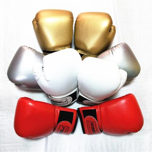 Esponja & Cuero de la PU Guantes de boxeo, más colores para elegir, Par