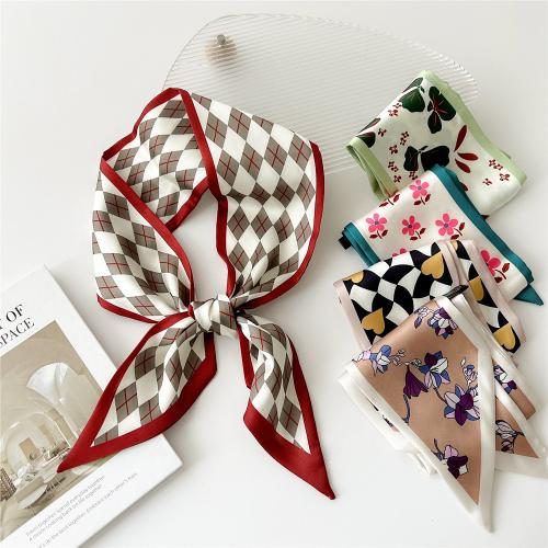 Polyester Easy Matching Silk Scarf printed PC
