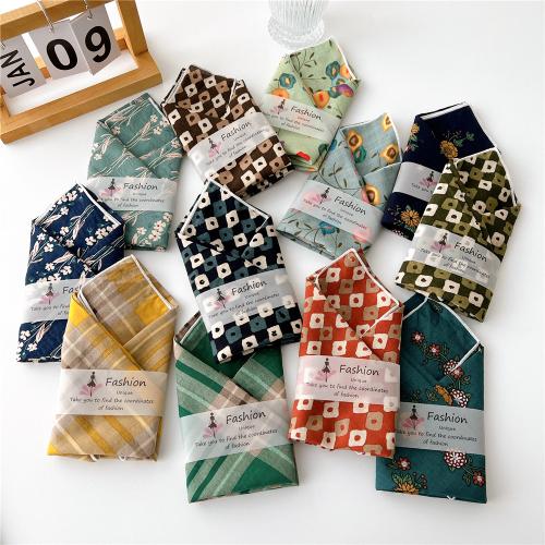 Polyester Easy Matching Women Scarf printed Plant PC