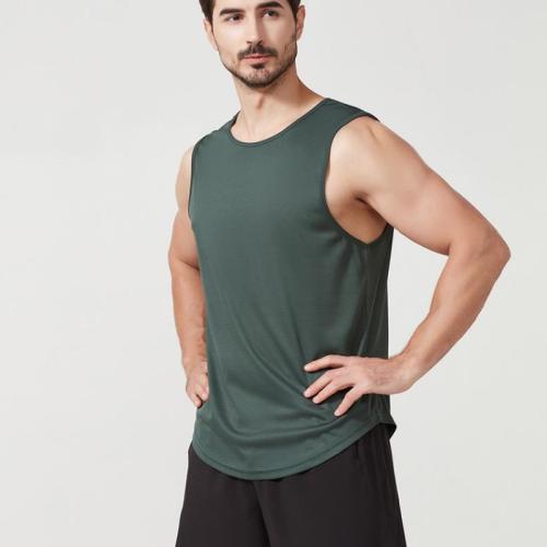 Polyester Quick Dry Athletic Tank Top & breathable Solid PC