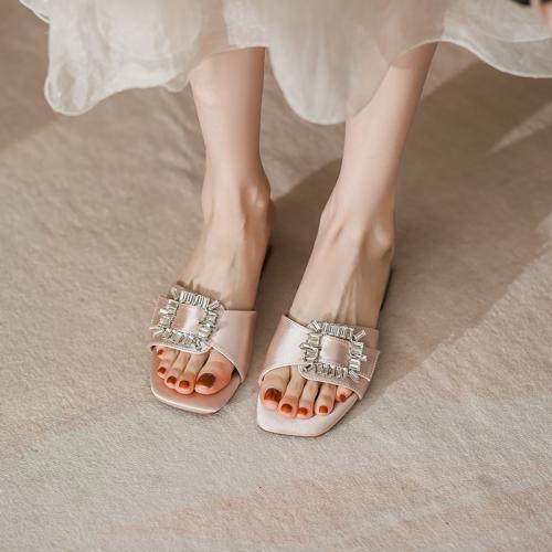 Soie Sandales femmes plus de couleurs pour le choix Paire
