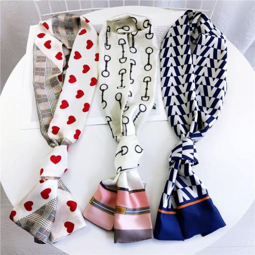 Polyester Easy Matching Silk Scarf printed PC