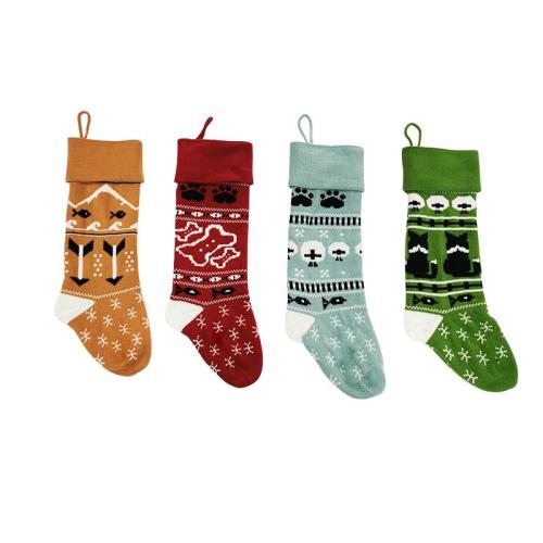 Polyester Chaussettes de décoration de Noël plus de couleurs pour le choix pièce