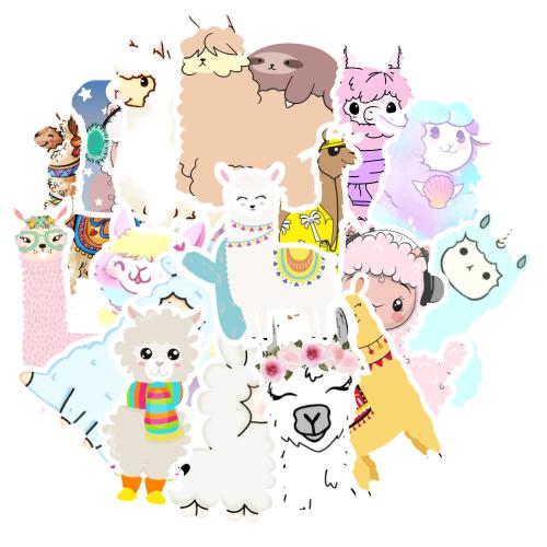 Pressure-Sensitive Adhesive & PVC Creative Decorative Sticker for home decoration & durable & Cute & waterproof mixed pattern mixed colors Bag