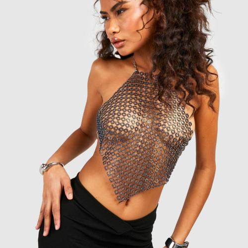 Nylon Camisole, Schwarz, :, Stück