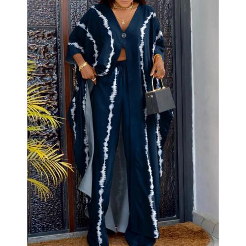 Poliéster Conjunto casual de las mujeres, Pantalones largos & parte superior, impreso, diferente color y patrón de elección, Conjunto
