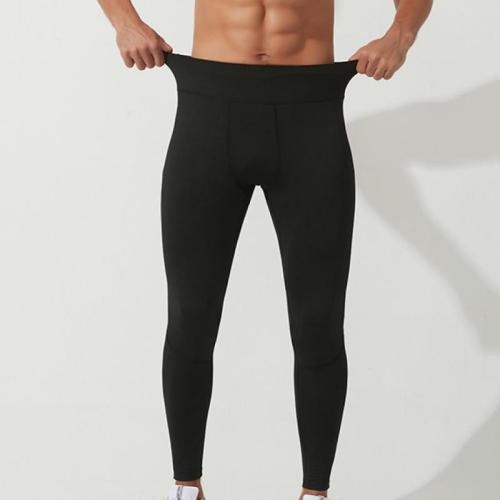 Spandex & Polyester Quick Dry Men Sports Pants slimming & breathable Solid PC