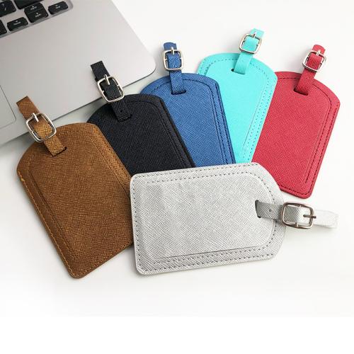 PU Leather Luggage Label Tag portable PC