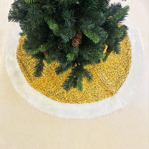 Doek Kerstboom rok Pailletten meer kleuren naar keuze stuk