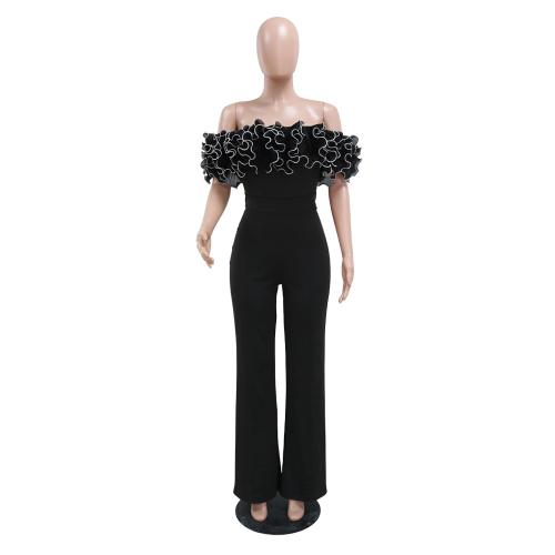 Polyester Slim Long Jumpsuit PC