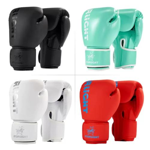 poliuretano-PU & Esponja & Cuero de la PU Guantes de boxeo, más colores para elegir, Par