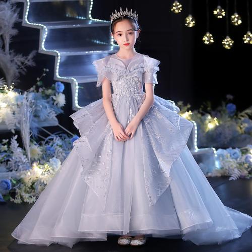 Polyester Robe d’une seule pièce de fille pièce