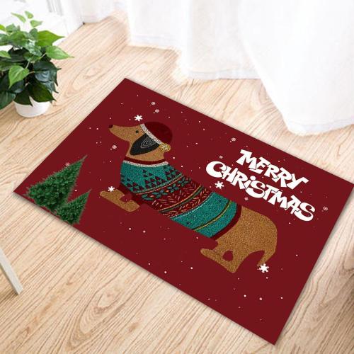 Spandex Floor Mat christmas design PC