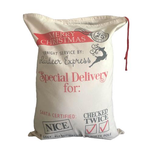 Toile Sac de pomme de Noël modèle différent pour le choix pièce