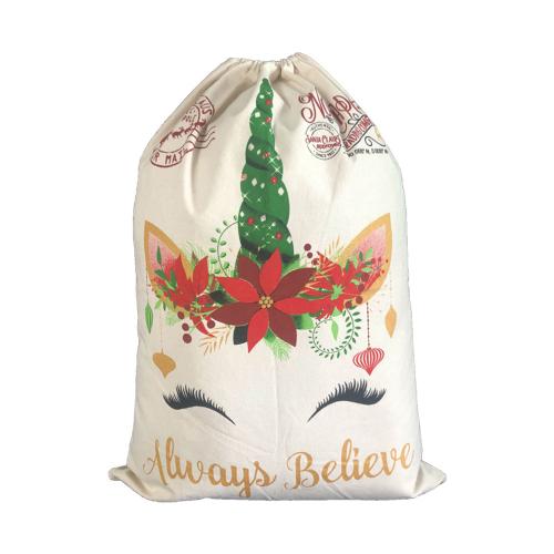 Toile Sac de pomme de Noël modèle différent pour le choix pièce