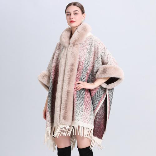 Plüsch & Acryl & Polyester Mantel Poncho, Solide, mehr Farben zur Auswahl, :,  Stück
