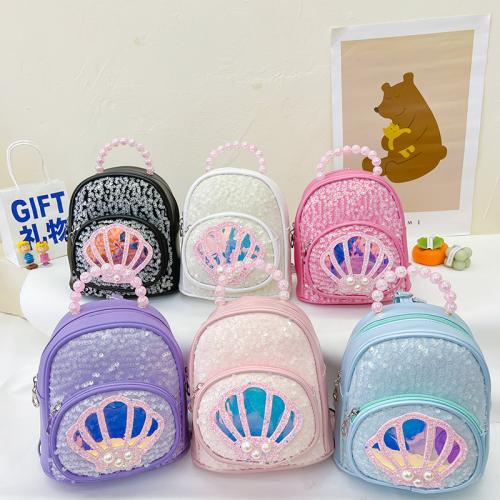 PU Leather Backpack soft surface & hardwearing Sequin PC