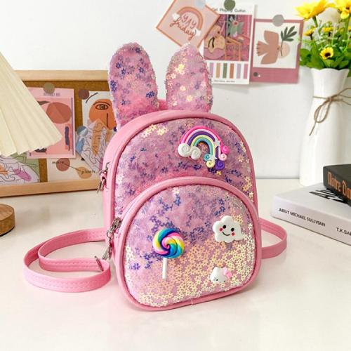 PU Leather Backpack soft surface & hardwearing Sequin PC