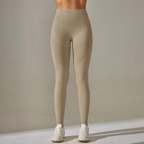 Polyamide High Waist Women Yoga Pants lift the hip & sweat absorption stretchable Solid PC