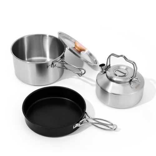 304 Roestvrij staal Outdoor Pot Set twee verschillende gekleurde stuk