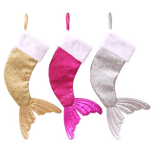 Chiffon Chaussettes de décoration de Noël plus de couleurs pour le choix pièce